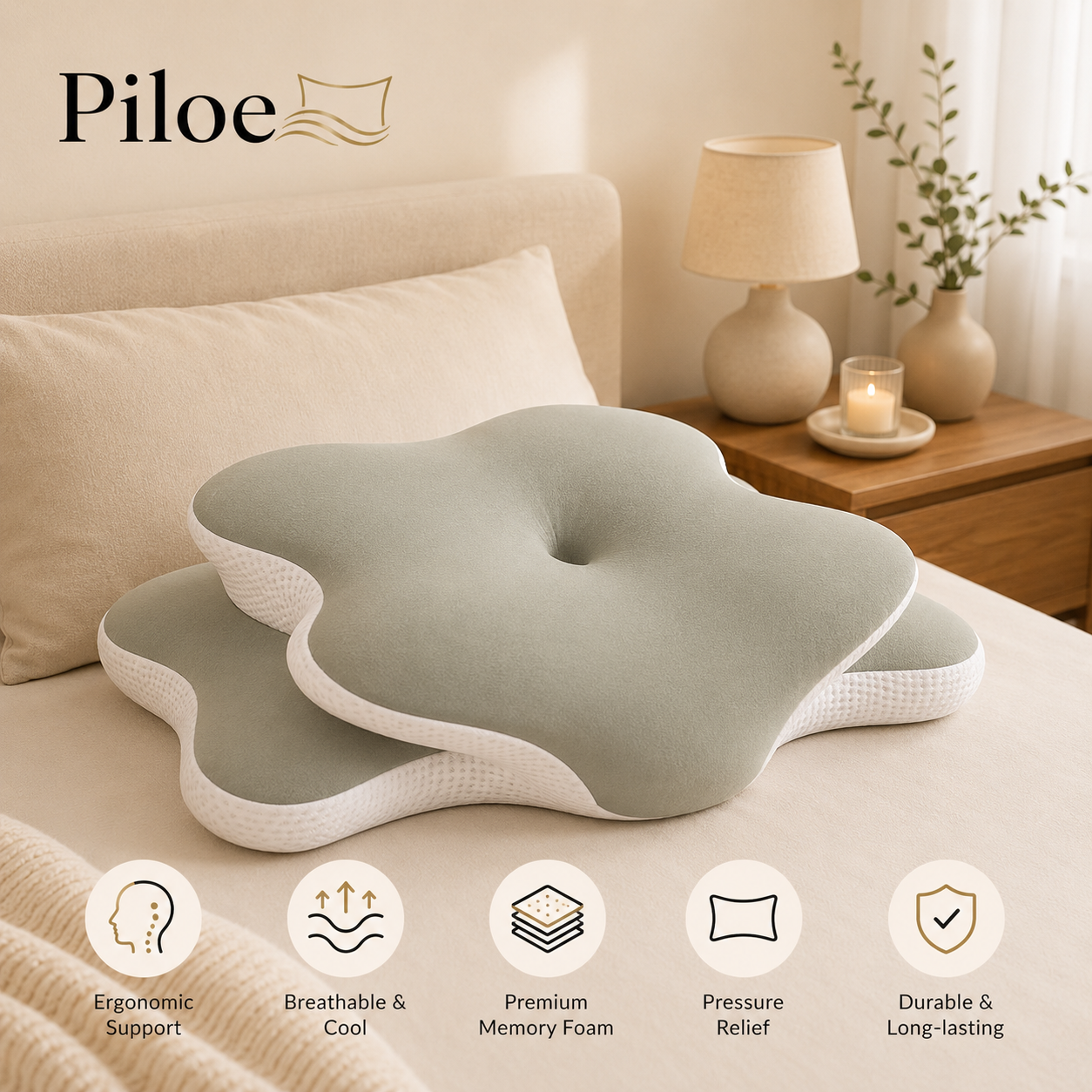 CloudAlign™ Contour Pillow